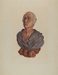 Figurehead: Bust of Washington, c. 1937. Creator: Betty Fuerst.