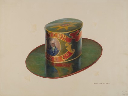 Fireman's Hat, c. 1939. Creator: Samuel W. Ford.