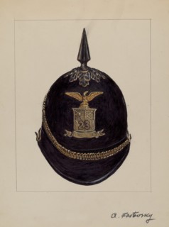 Full Dress Helmet, c. 1936. Creator: Aaron Fastovsky.