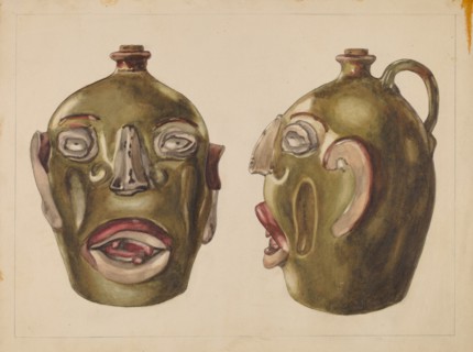 Grotesque Jug, c. 1936. Creator: Frank Fumagalli.