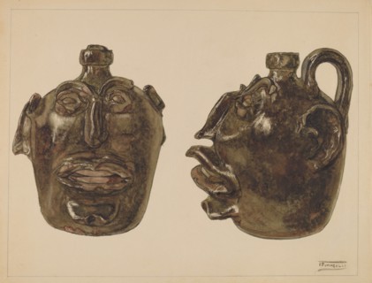 Grotesque Jug, c. 1936. Creator: Frank Fumagalli.