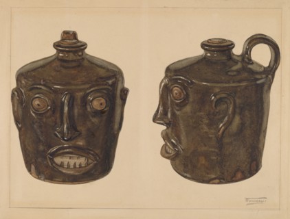 Grotesque Jug, c. 1936. Creator: Frank Fumagalli.