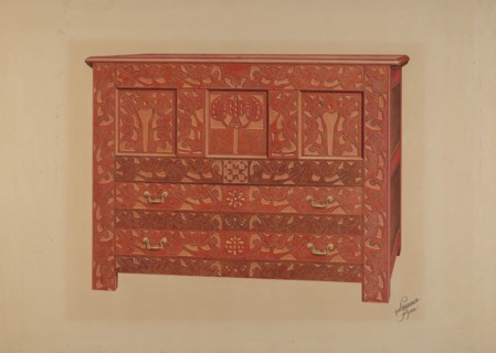 Hadley Chest, 1937. Creator: Lawrence Flynn.