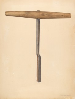 Handmade Auger, c. 1942. Creator: William Frank.