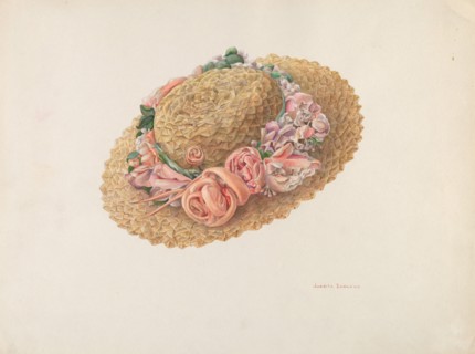 Hat, c. 1941. Creator: Juanita Donahoo.
