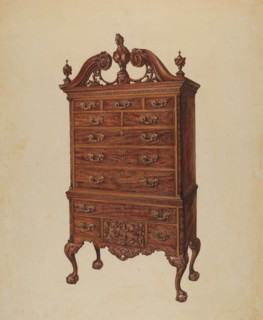 Highboy, c. 1938. Creator: Elisabeth Fulda.