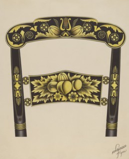 Hitchcock Chair Back, 1936. Creator: Lawrence Flynn.