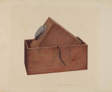 Ice Cream Freezer, c. 1939. Creator: William H Edwards.
