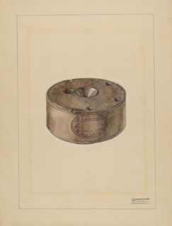 Inkwell, c. 1936. Creator: Frank Fumagalli.