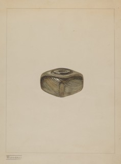 Inkwell, c. 1937. Creator: Frank Fumagalli.