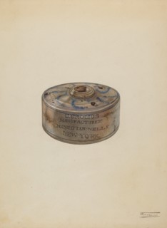 Inkwell, c. 1938. Creator: Frank Fumagalli.
