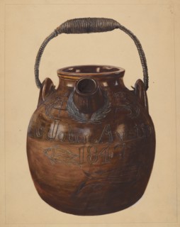 Jug for Batter, c. 1936. Creator: Yolande Delasser.
