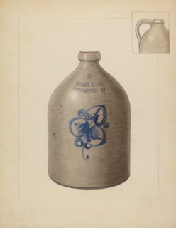 Jug, 1937. Creator: John Fisk.