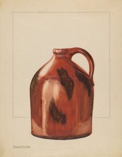 Jug, c. 1936. Creator: Yolande Delasser.