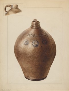 Jug, c. 1937. Creator: Yolande Delasser.