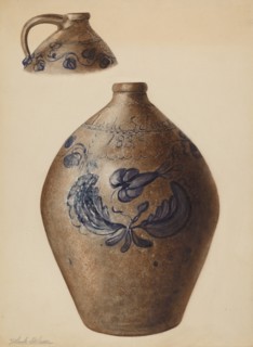Jug, c. 1937. Creator: Yolande Delasser.