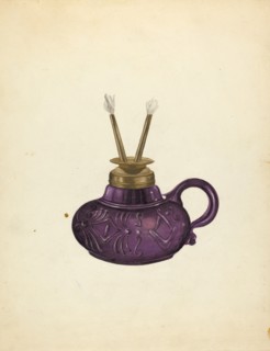 Lamp, c. 1937. Creator: John Fisk.