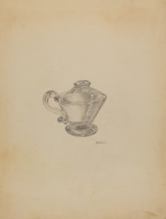 Lamp, c. 1940. Creator: Frank Fumagalli.