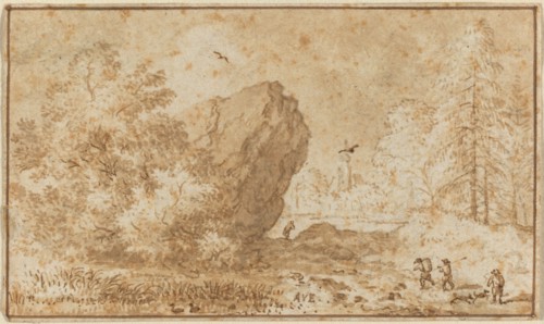 Landscape with Large Rock. Creator: Allart van Everdingen.