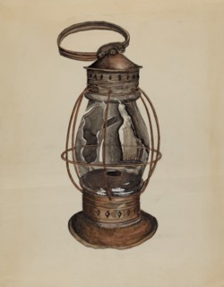 Lantern, c. 1937. Creator: Albert Eyth.