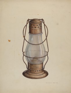 Lantern, c. 1939. Creator: Samuel W. Ford.