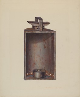 Lantern, c. 1939. Creator: Edward L Loper.