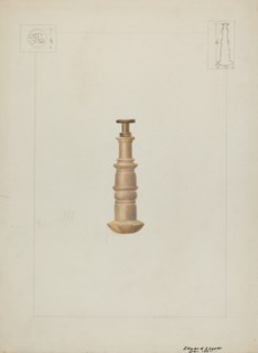 Letter Seal, c. 1936. Creator: Edward L Loper.