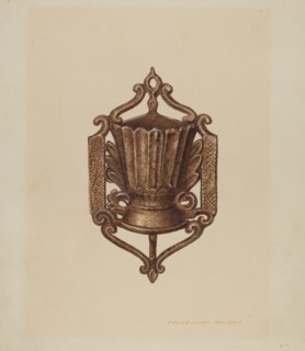 Match Holder, 1935/1942. Creator: Edward L Loper.