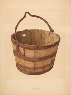Miner's Ore Bucket, 1939. Creator: Max Fernekes.