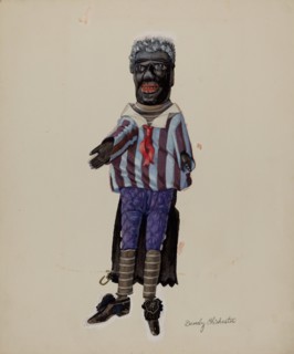 Minstrel Hand Puppet, c. 1936. Creator: Beverly Chichester.