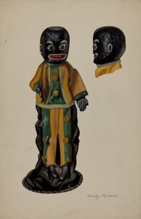 Negro Hand Puppet, c. 1936. Creator: Beverly Chichester.