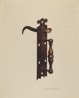Norfolk Latch, c. 1939. Creator: Samuel W. Ford.