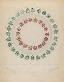 Plate, c. 1936. Creator: Albert Eyth.