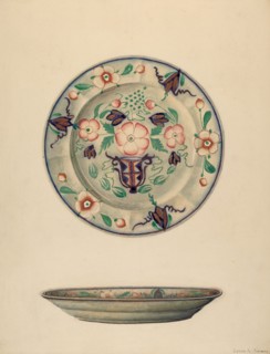 Plate, c. 1938. Creator: Byron Dingman.