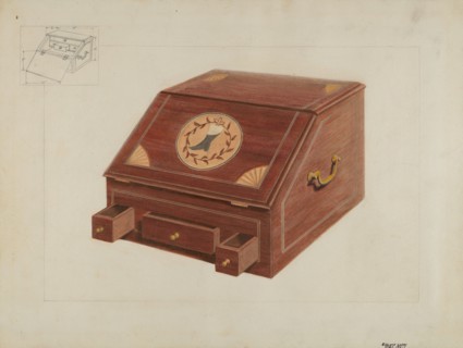 Portable Secretary, c. 1937. Creator: Edward L Loper.