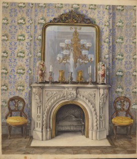 Portion of a Drawing Room, c. 1938. Creator: Elisabeth Fulda.