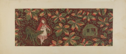 Printed Textile, c. 1940. Creator: Mildred Ford.