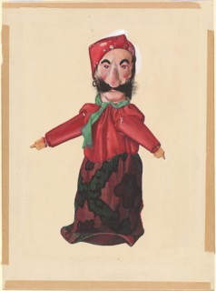 Puppet: Pirate, c. 1936. Creator: Beverly Chichester.