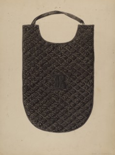 Quilted Chest Protection, c. 1940. Creator: Mary Fitzgerald.