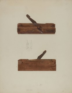 Rabbet Plane, c. 1937. Creator: Samuel Faigin.