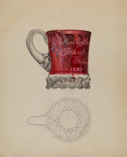 Ruby Mug, c. 1936. Creator: Albert Eyth.