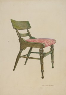 Samuel Chase Chair, 1935/1942. Creator: Samuel W. Ford.