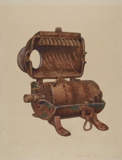 Sausage Grinder, c. 1937. Creator: Edward L Loper.