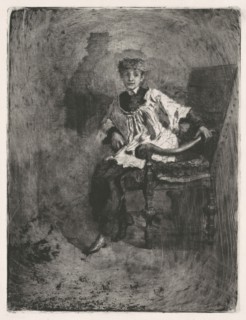 Seated Acolyte, c. 1872. Creator: Mose, Bianchi.