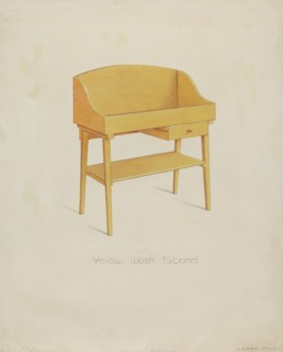 Shaker Wash Stand, 1935/1942. Creator: Lawrence Foster.
