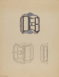 Shoe Buckles, c. 1936. Creator: John Dieterich.