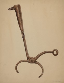 Snubber for Bull, c. 1942. Creator: William Frank.
