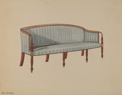 Sofa, 1936. Creator: John Dieterich.