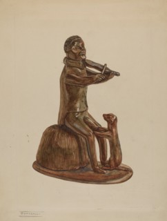 Statuette, c. 1937. Creator: Frank Fumagalli.