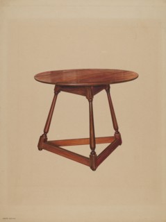Table, c. 1937. Creator: Harry Eisman.